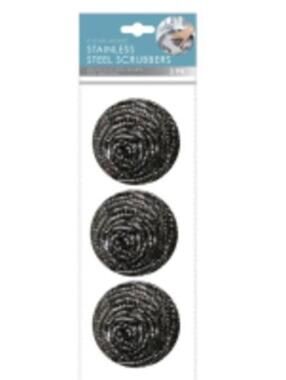 EVRI Stainless Steel Scrubber 3 Count